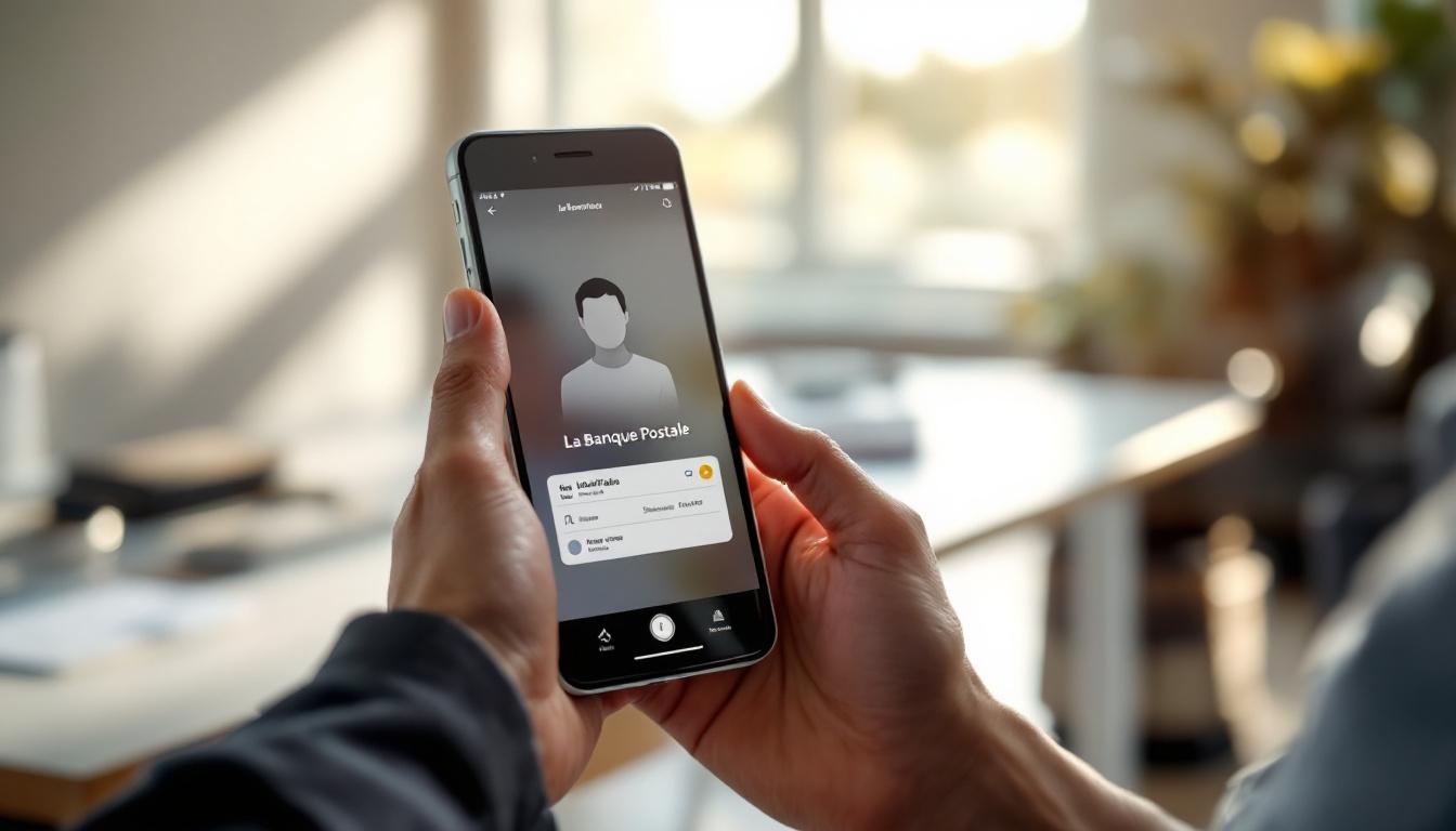 La banque postale identification par application mobile